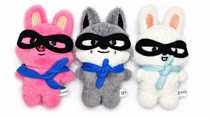 Peluche SKZOO Stray Kids con Antifaz y Pañuelo