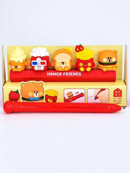 Lápiz Hamer Friends con Personajes Kawaii