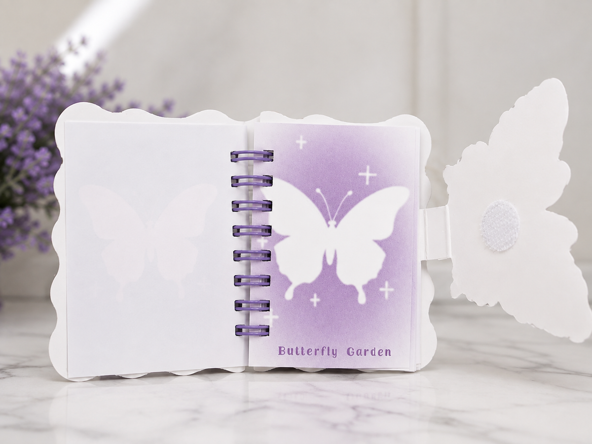 Libreta Mariposa 3d