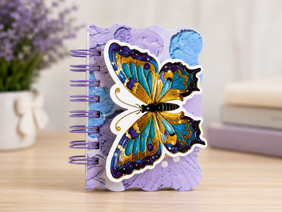 Libreta Mariposa 3d