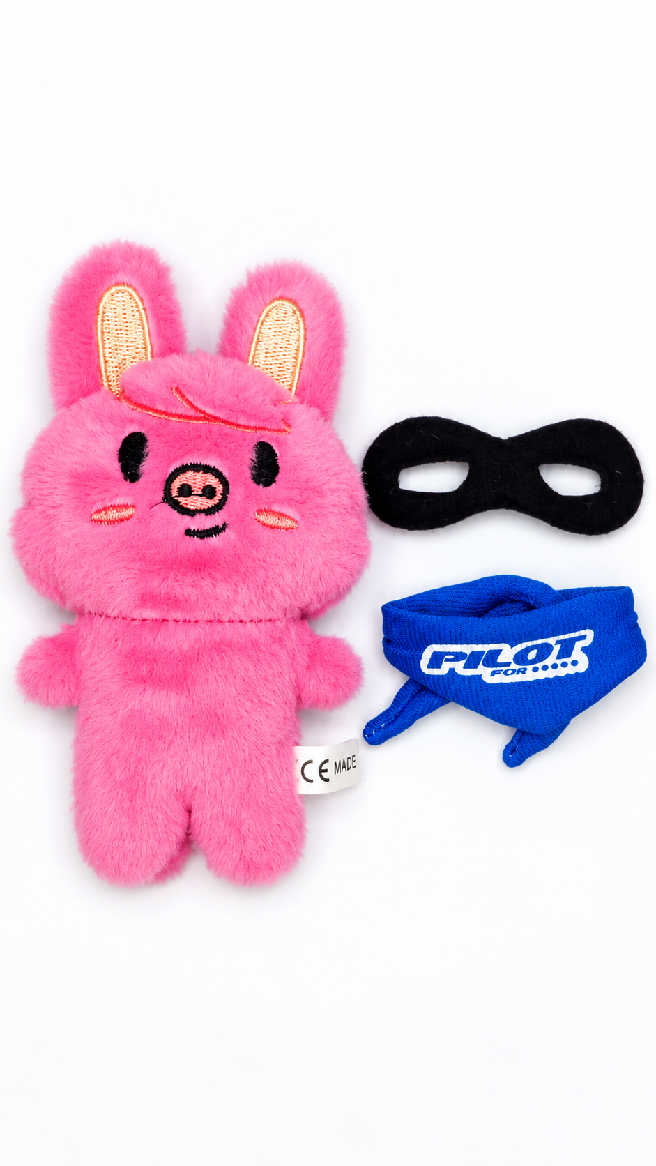 Peluche SKZOO Stray Kids con Antifaz y Pañuelo