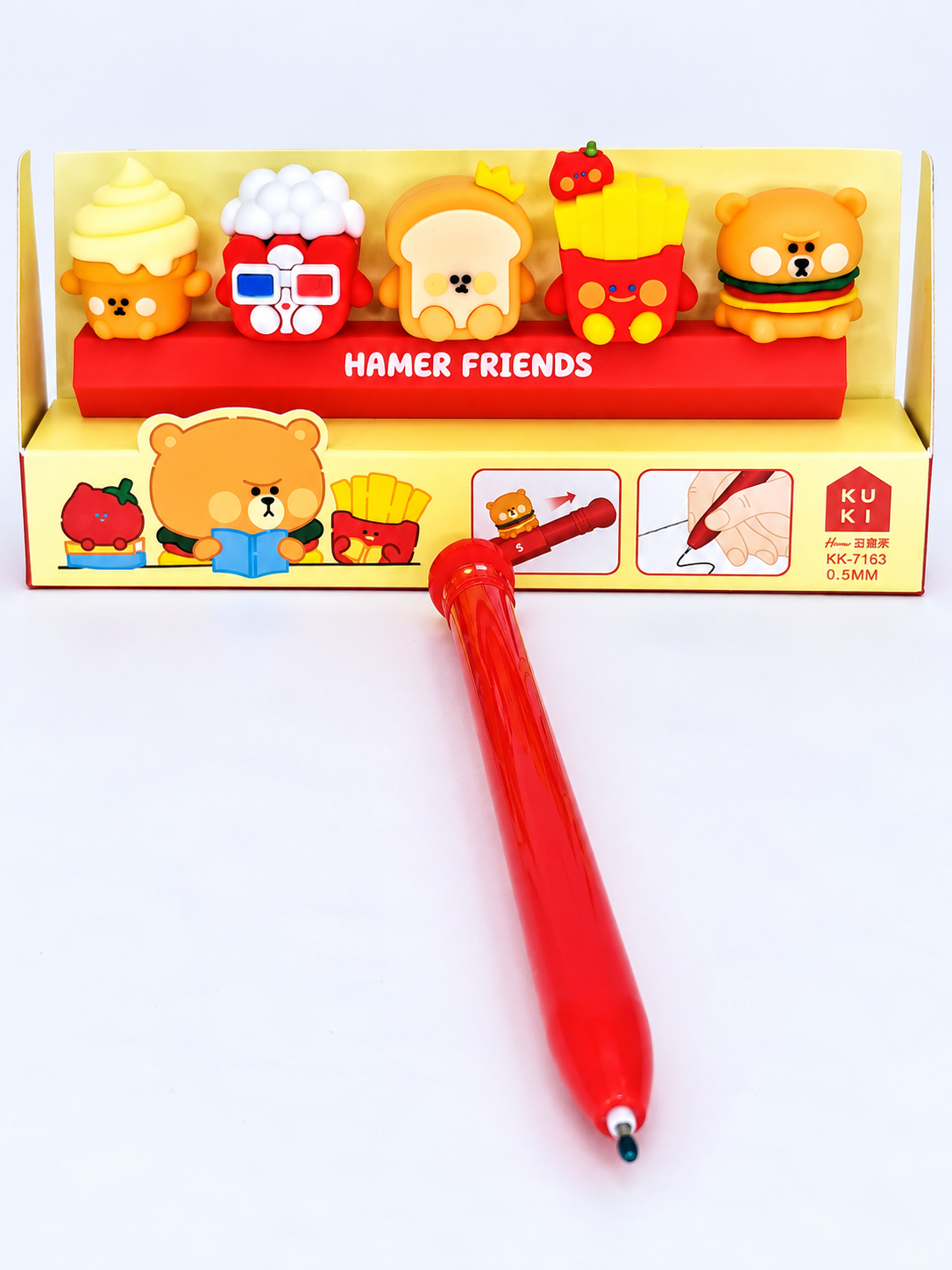 Lápiz Hamer Friends con Personajes Kawaii